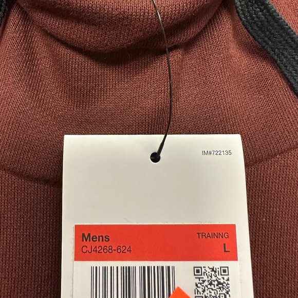 COPY - Nike Men's Dri-Fit Swoosh Fleece Pullover Hoodie Maroon CJ4268-624 Size … - Picture 2 of 2